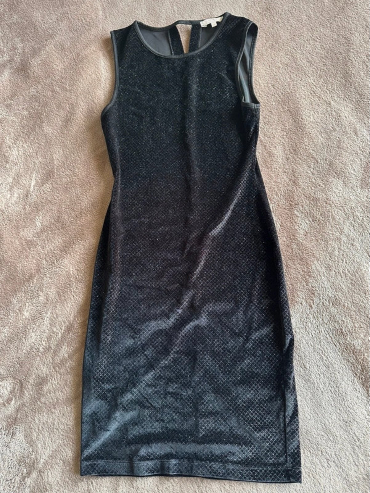 Clockhouse Zwart Glitter Jurkje Maat S, Kleding | Dames, Jurken, Zo goed als nieuw, Maat 36 (S), Zwart, Boven de knie, Ophalen of Verzenden