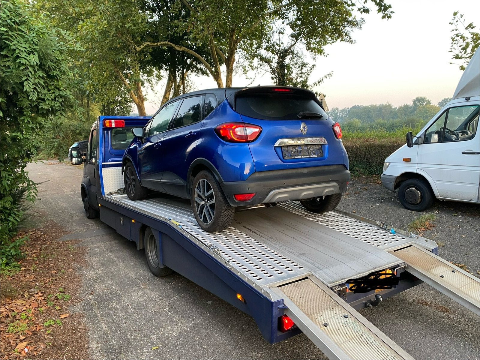 Renault Captur complete portieren kleur: blauw metallic, Ophalen of Verzenden, Gebruikt, Renault, Deur