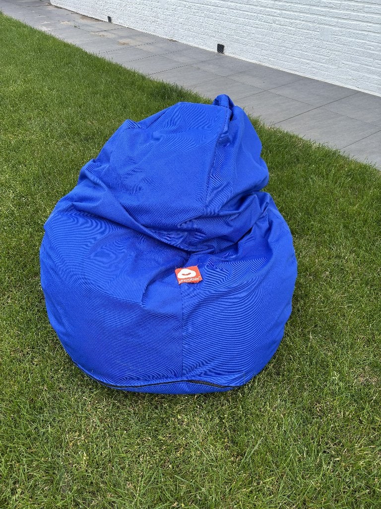 zitzak, Huis en Inrichting, Ophalen, Zo goed als nieuw, Blauw, Zitzak