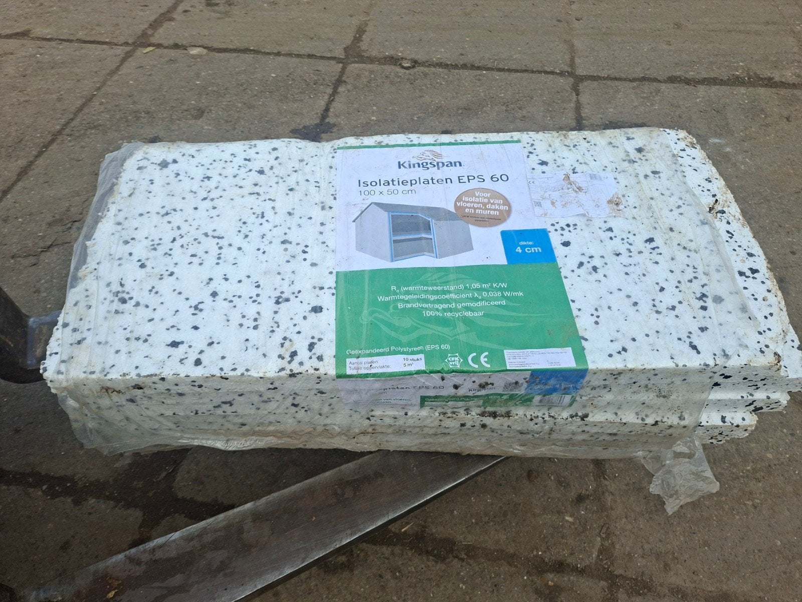Kingspan Isolatieplaten EPS 60 - 4 cm dik, Doe-het-zelf en Verbouw, Ophalen of Verzenden