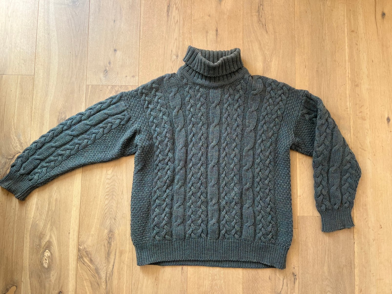 Zeer warme 100% wollen col trui van Connemara Woollen Mills, Kleding | Heren, Ophalen of Verzenden, Zo goed als nieuw, Maat 56/58 (XL)