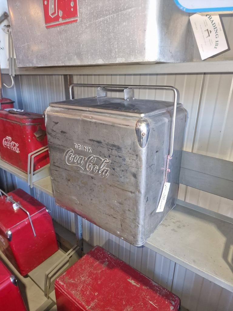 Coca-Cola giant stainless steel cooler usa, Ophalen, Gebruikt
