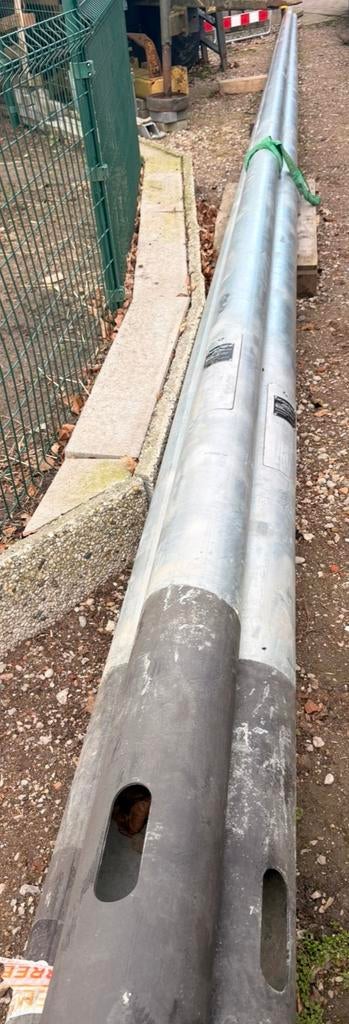 Stalen lichtmast 10meter, Ophalen, Zo goed als nieuw, Overige typen