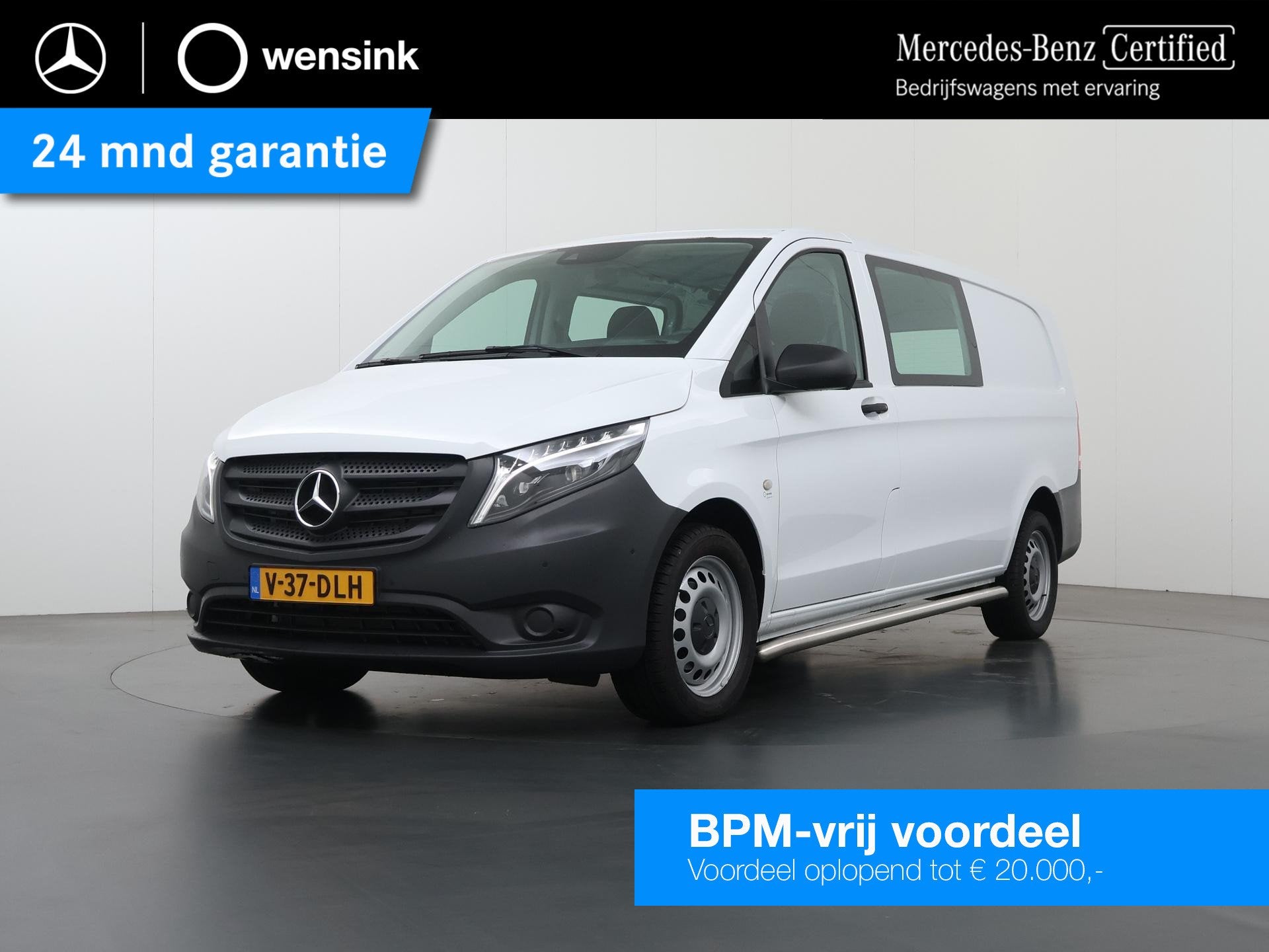 Mercedes-Benz Vito 116 CDI Extra Lang | Dubbel Cabine €49., Automaat, 4 cilinders, 2000 kg, Bedrijf