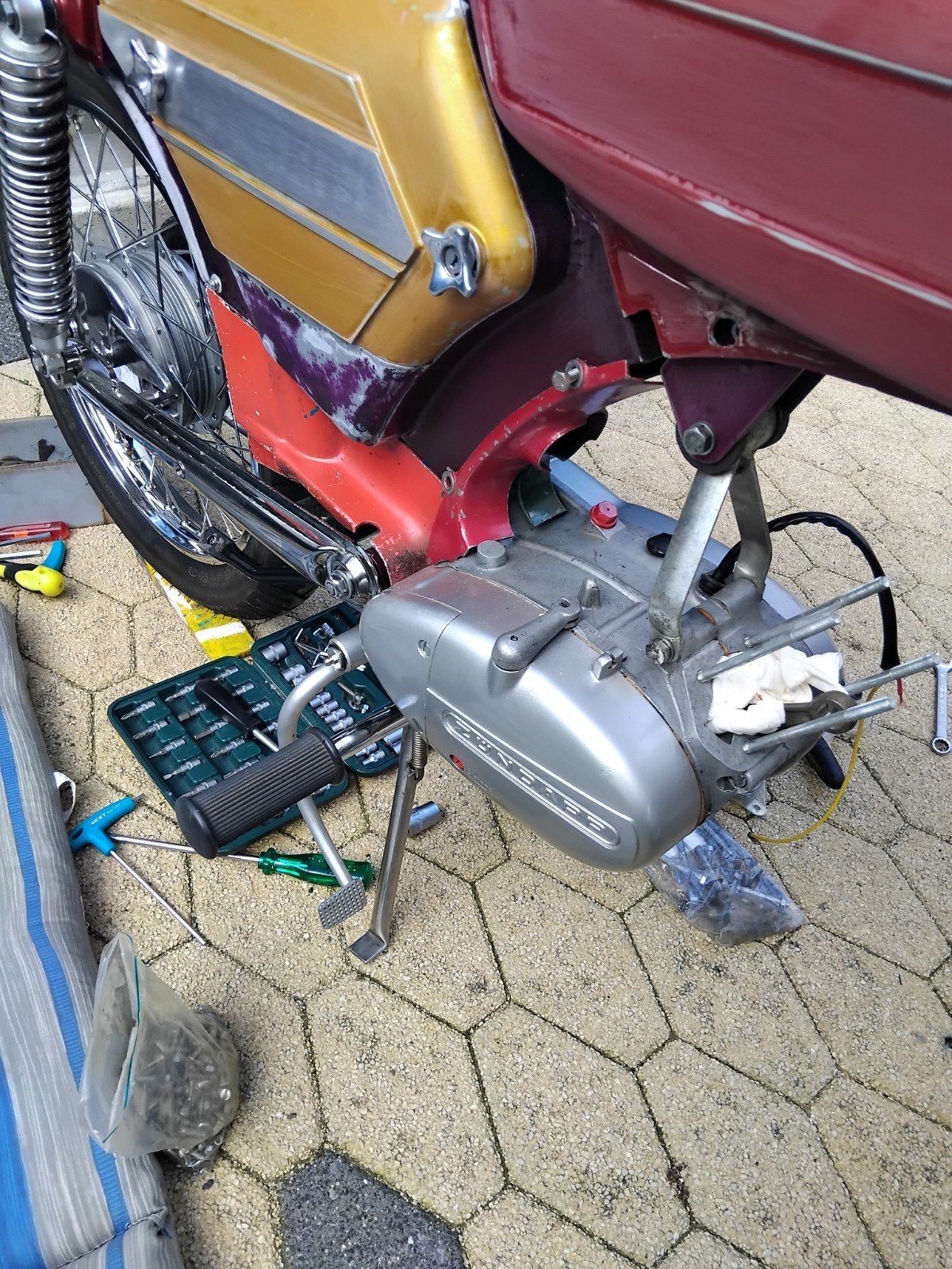 4bak met ontsteking originele cillinder en 15 mm carbureteur, Ophalen, Nieuw, Blok