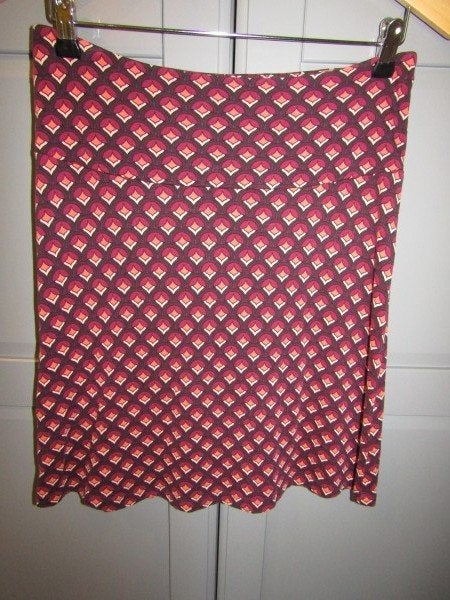 G939 King Louie mt M rokje tricot aubergine roze, Maat 38/40 (M), Verzenden, Zo goed als nieuw, Knielengte