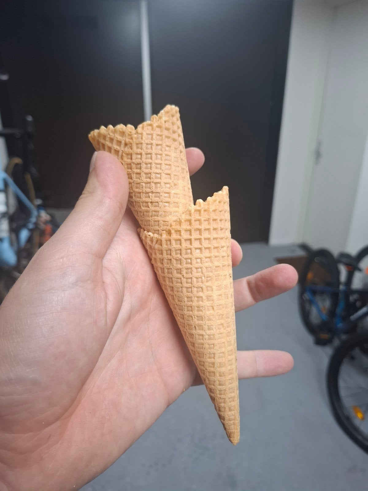 ijshoortjes, Ophalen
