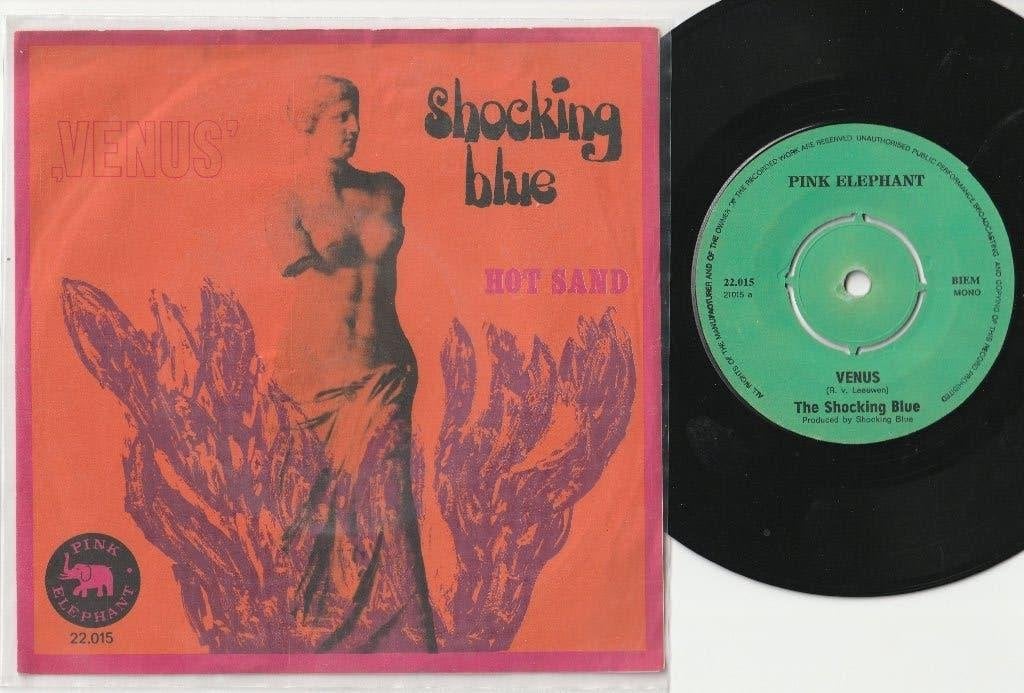 Shocking Blue - Venus - Hot Sand - NEDERBEAT-TOPPER 1969, Ophalen, Gebruikt, Pop