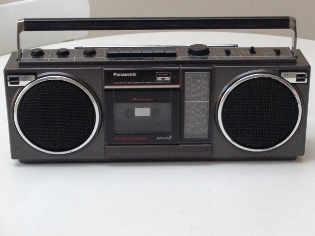 Stereo Radio Cassette Boombox PANASONIC Model RX - 4930 L, Ophalen of Verzenden, Gebruikt, Radio