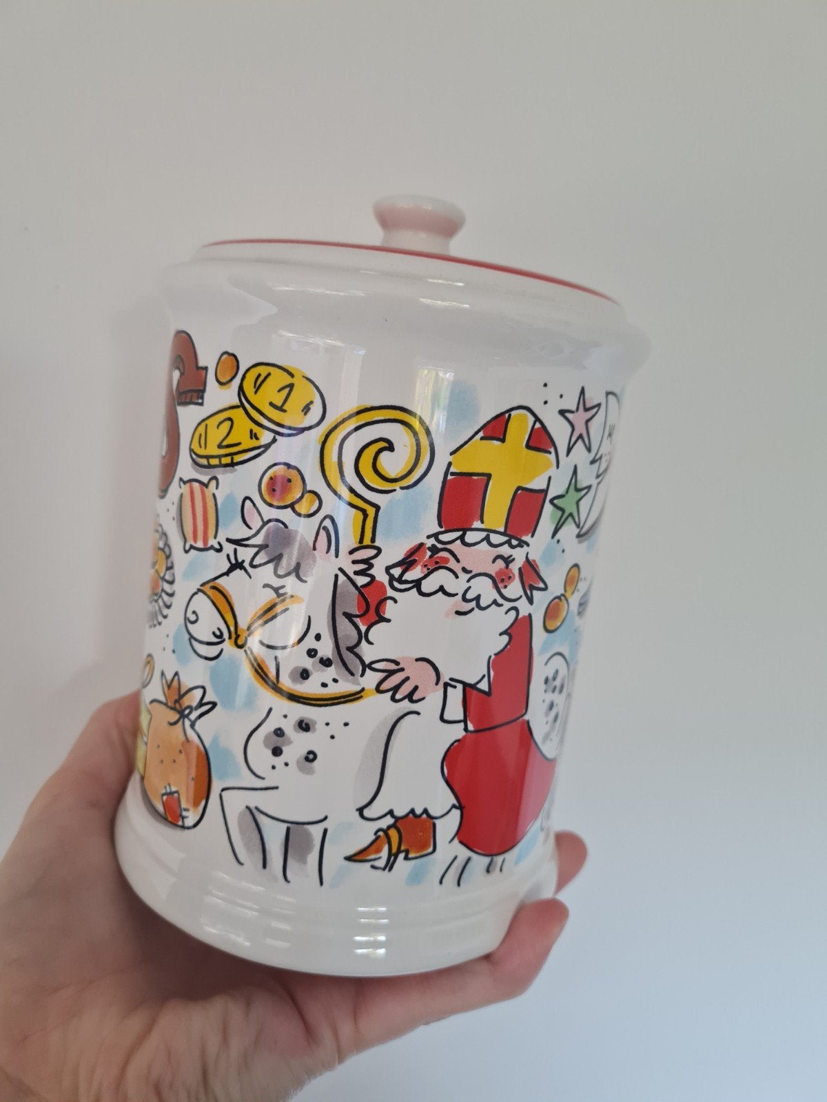Blond Amsterdam Sinterklaas voorraadpot, Overige typen, Nieuw, Ophalen of Verzenden, Aardewerk