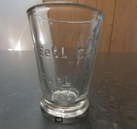 Antiek glazen maatglas, Ophalen, Overige typen, Overige stijlen, Glas