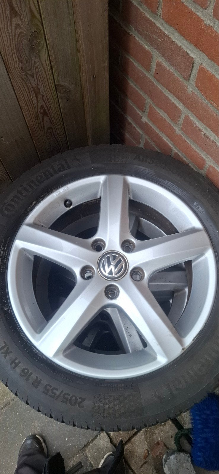 Volkswagen golf 7 wielen velgen, Ophalen