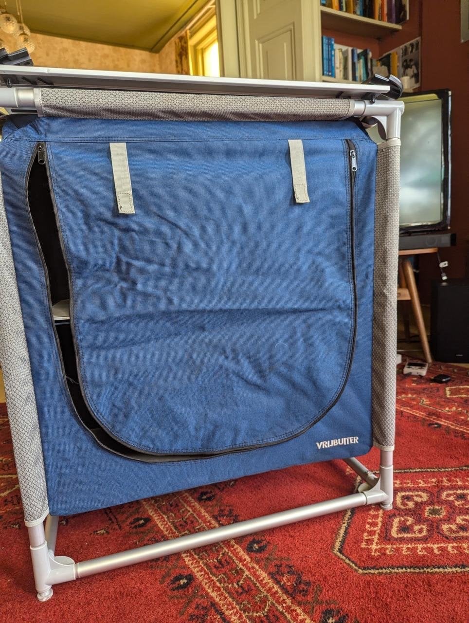 Vrijbuiter campingkast met aluminium blad, Caravans en Kamperen, Kampeeraccessoires, Gebruikt, Ophalen of Verzenden
