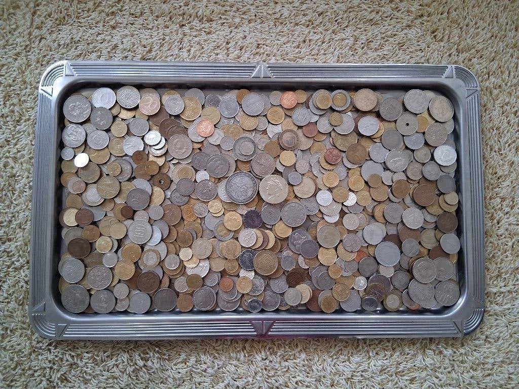 9 kilo wereldmunten, Ophalen of Verzenden, Buitenland, Munten