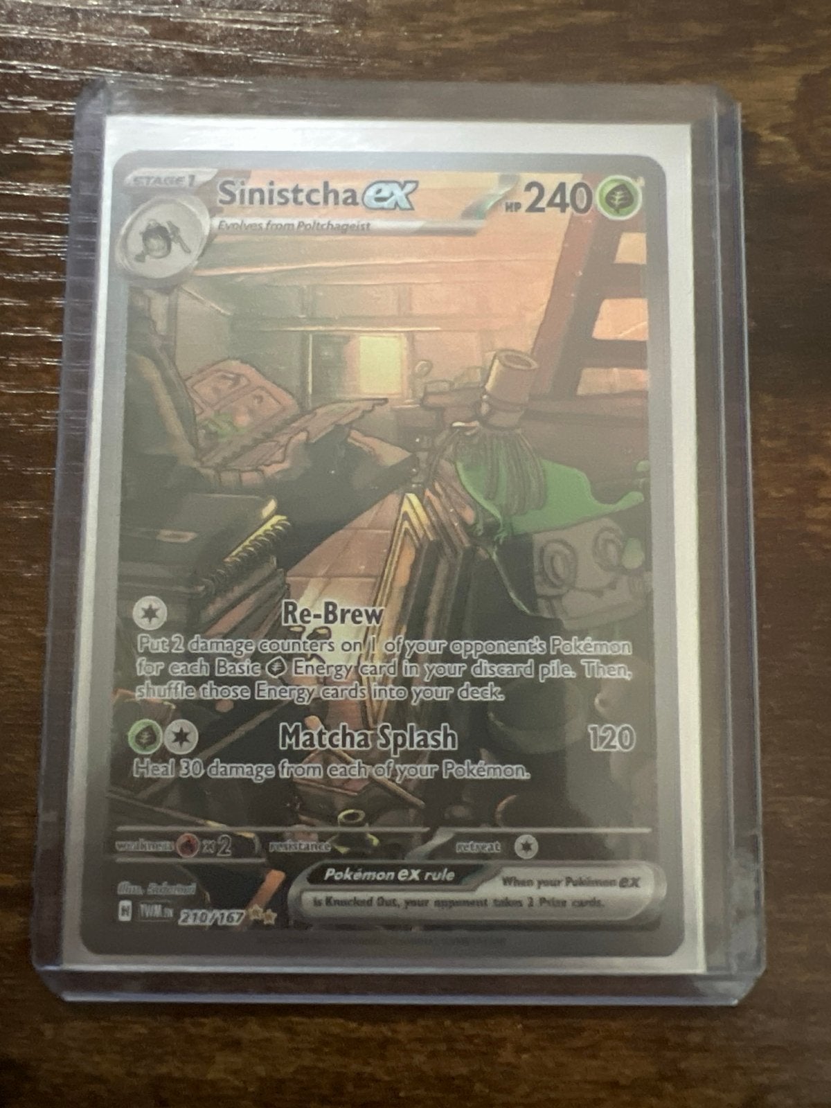 Sinistcha ex 210/167 - Twilight Masquerade, Ophalen of Verzenden, Zo goed als nieuw, Losse kaart, Foil