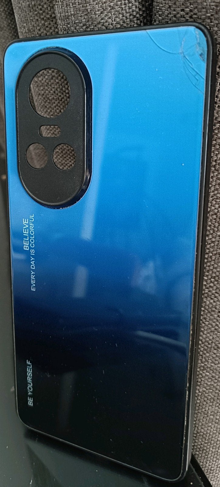 Telefoonhoesje Oppo Reno 10 - Blauw met lichte schade, Ophalen, Gebruikt, Hoesje of Tasje