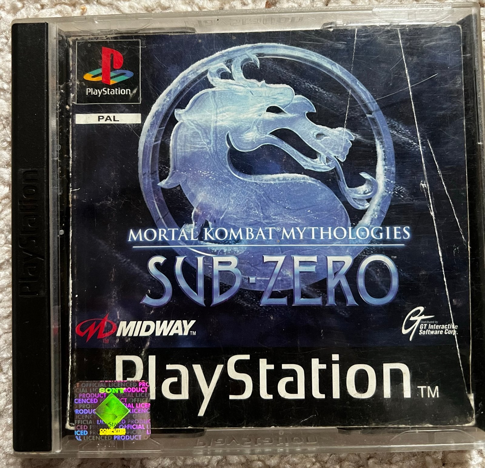 Mortal Kombat Mythologies: Sub-Zero (PlayStation 1), Spelcomputers en Games, Games | Sony PlayStation 1, Avontuur en Actie, Gebruikt
