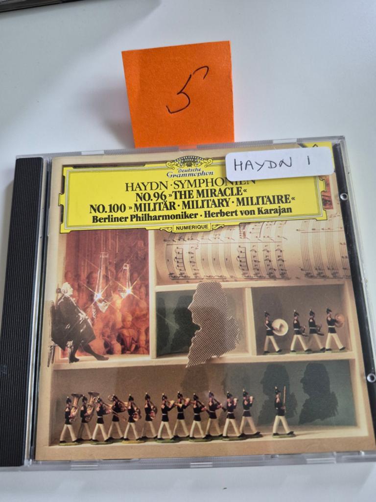 Haydn: Symfonieën No. 96 & 100 - Karajan, Berliner Phil., Ophalen of Verzenden