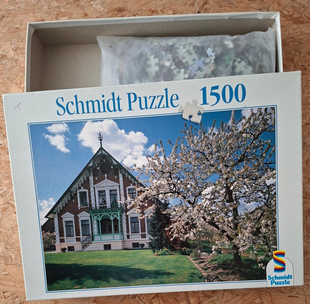 Legpuzzel Schmidt 1500 stukjes, Ophalen of Verzenden, 500 t/m 1500 stukjes, Gebruikt