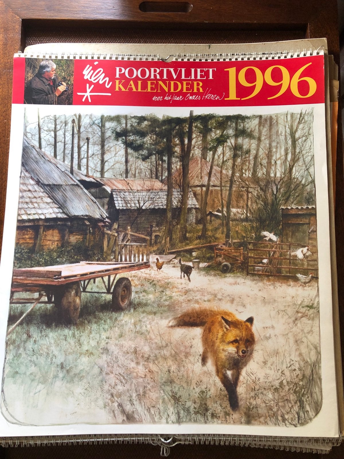 Rien Poortvliet kalender 1996, Ophalen, Jaarkalender, Gebruikt