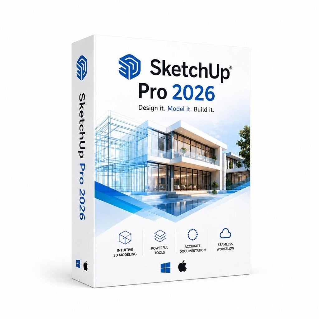 SketchUp Pro 2026 ✅Levenslang✅DIGITAL ✅100% Getest, Ophalen of Verzenden, Nieuw, Windows