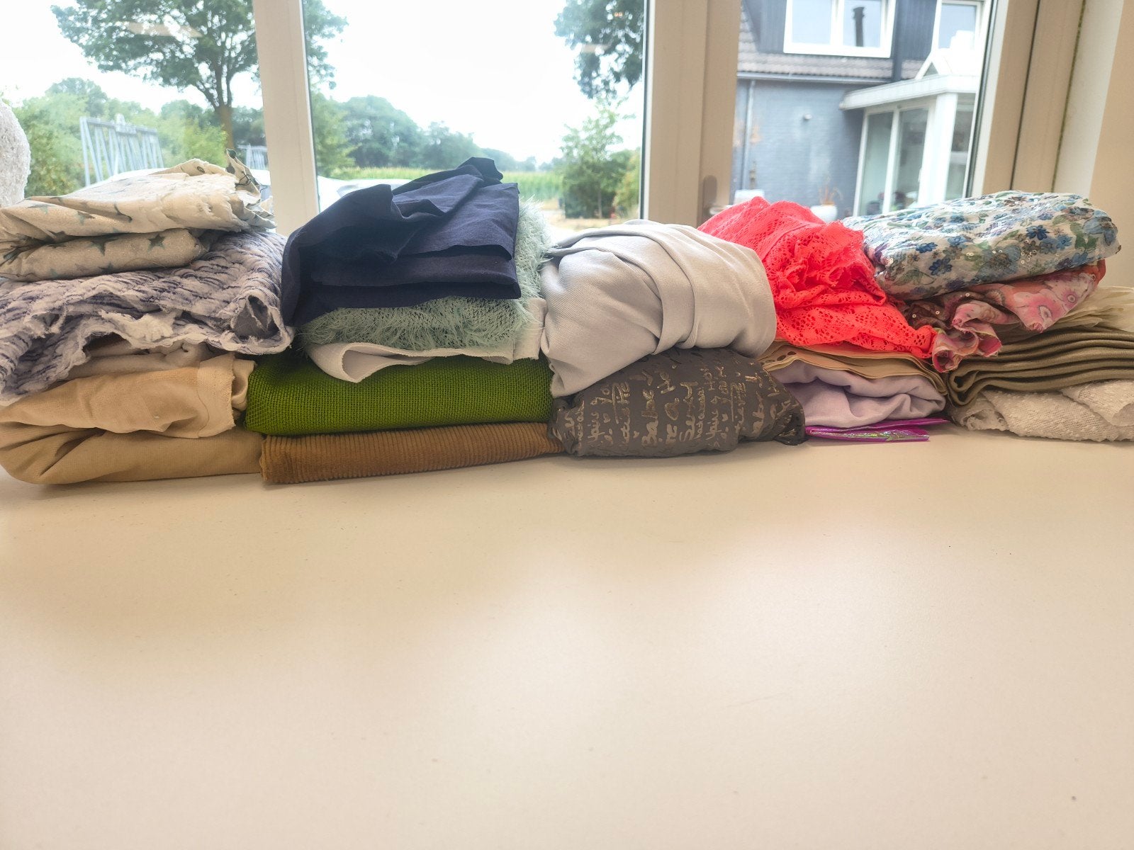 Groot Stoffenpakket, Hobby en Vrije tijd, Stoffen en Lappen, Ophalen of Verzenden, Nieuw, Overige kleuren, Polyester