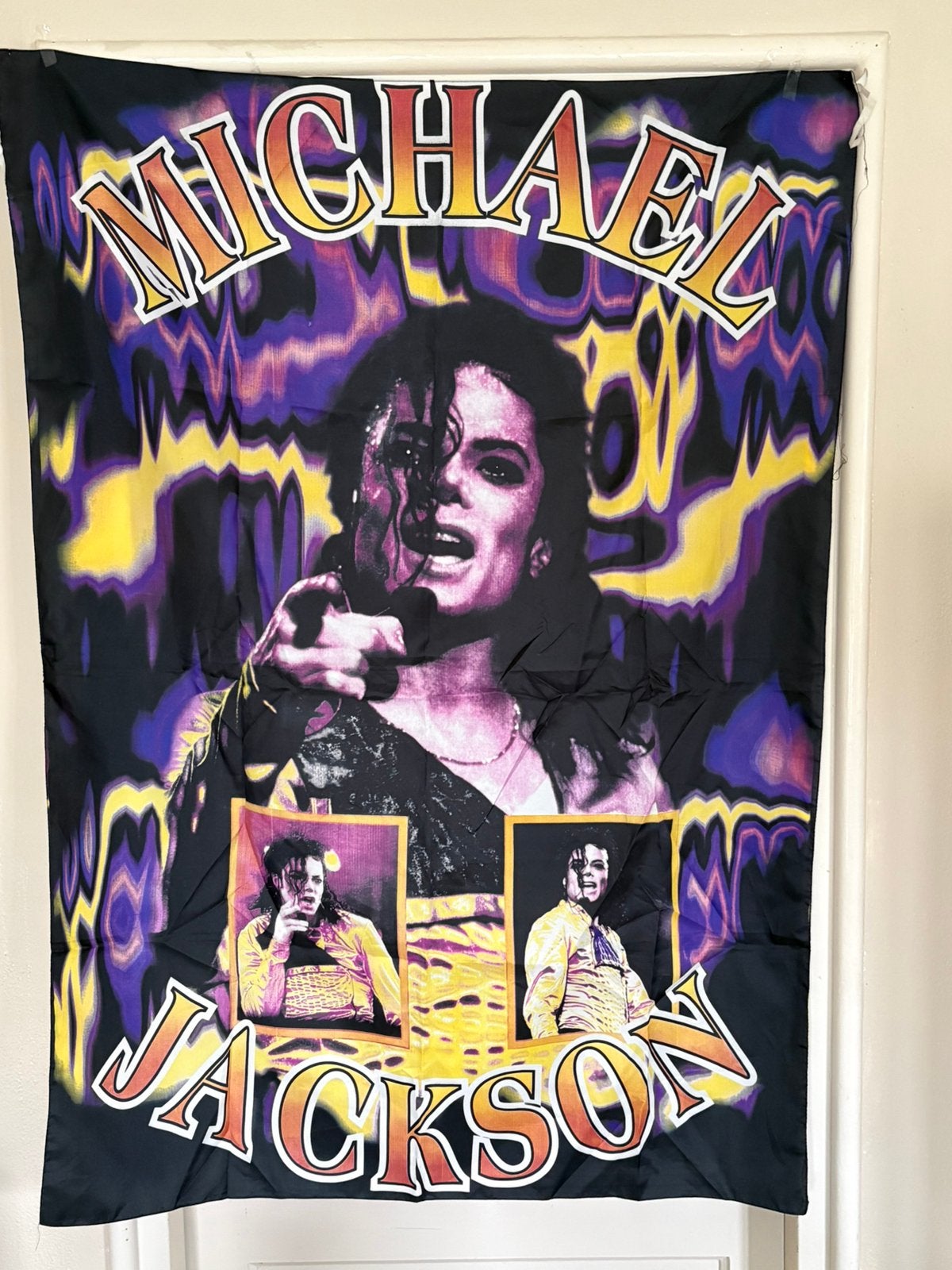 Michael Jackson vlag 3 dangerous, Verzamelen, Ophalen