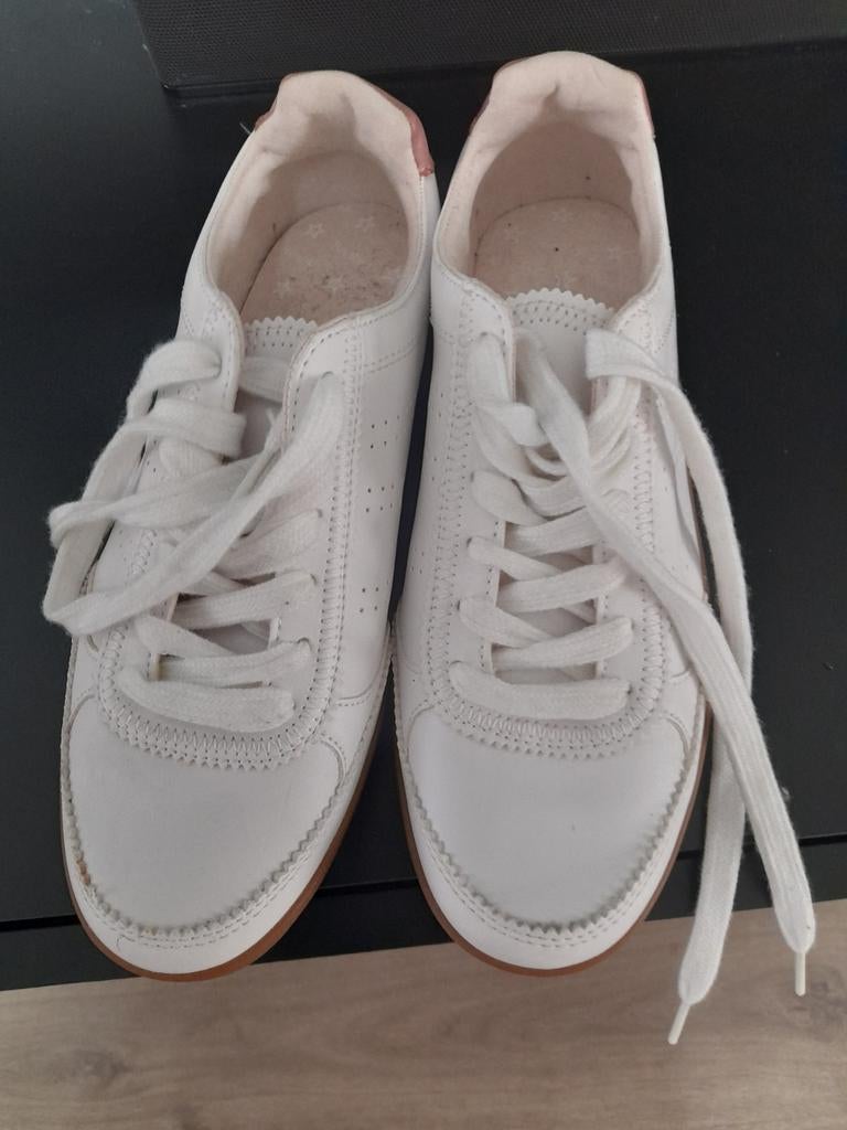 Witte Bershka sneakers, maat 39, Wit, Sneakers of Gympen, Gedragen, Bershka
