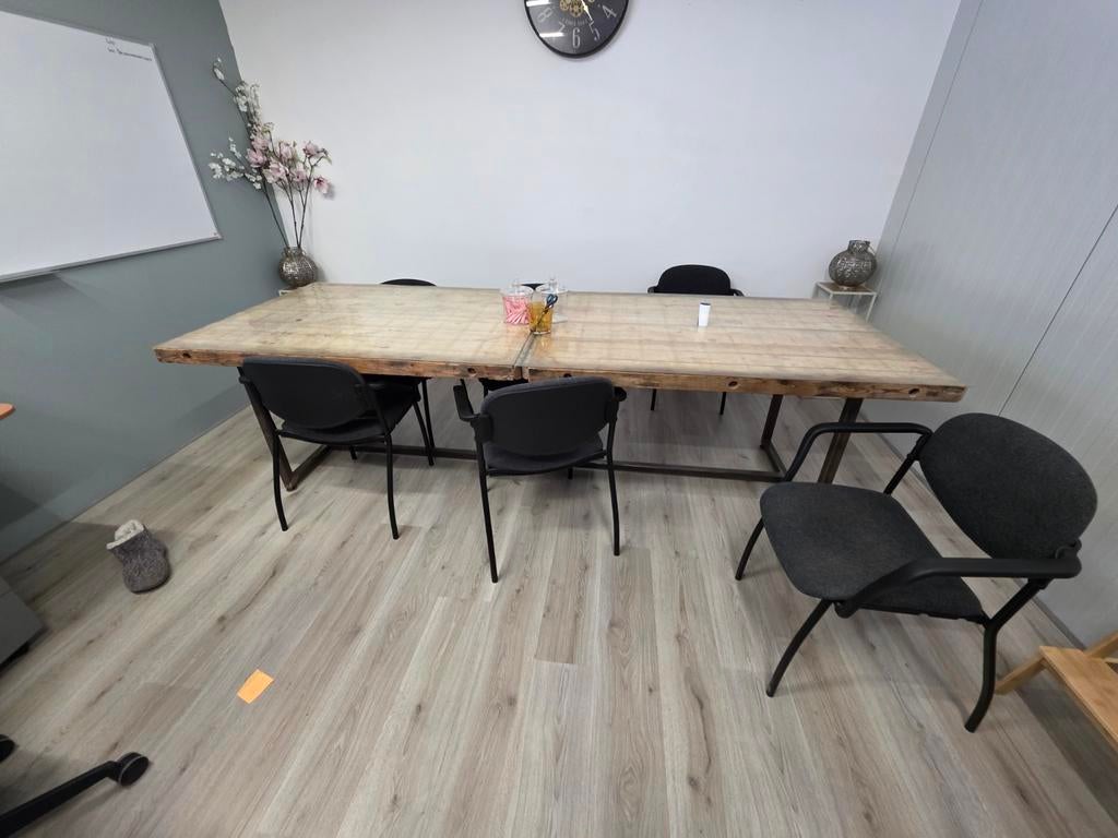 Grote eetkamer tafel of kantinetafels 1x 2.80, Overige houtsoorten, 100 tot 150 cm, 200 cm of meer, Ophalen of Verzenden
