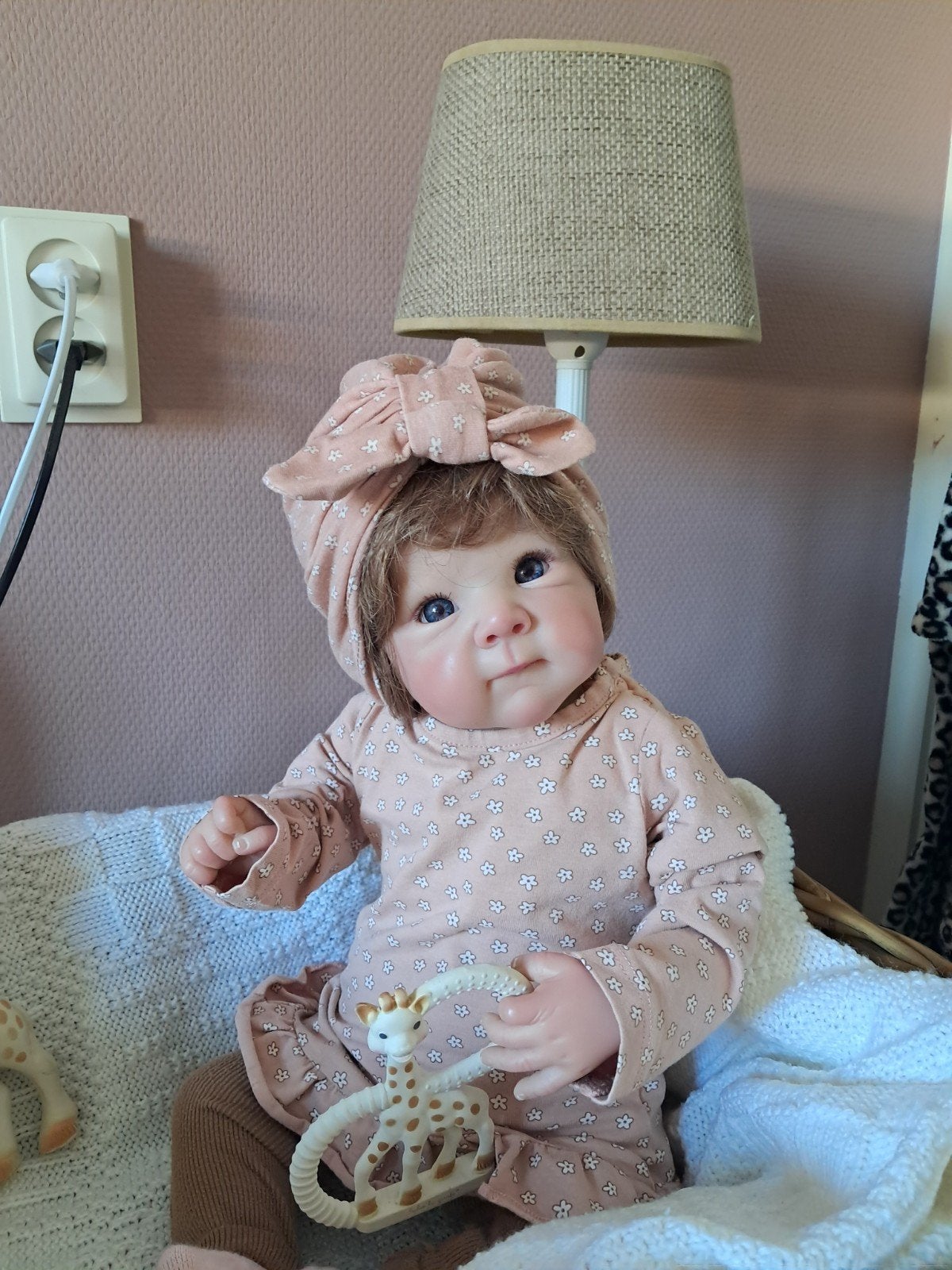 Reborn baby Betty, Verzamelen, Poppen, Ophalen of Verzenden, Zo goed als nieuw, Babypop