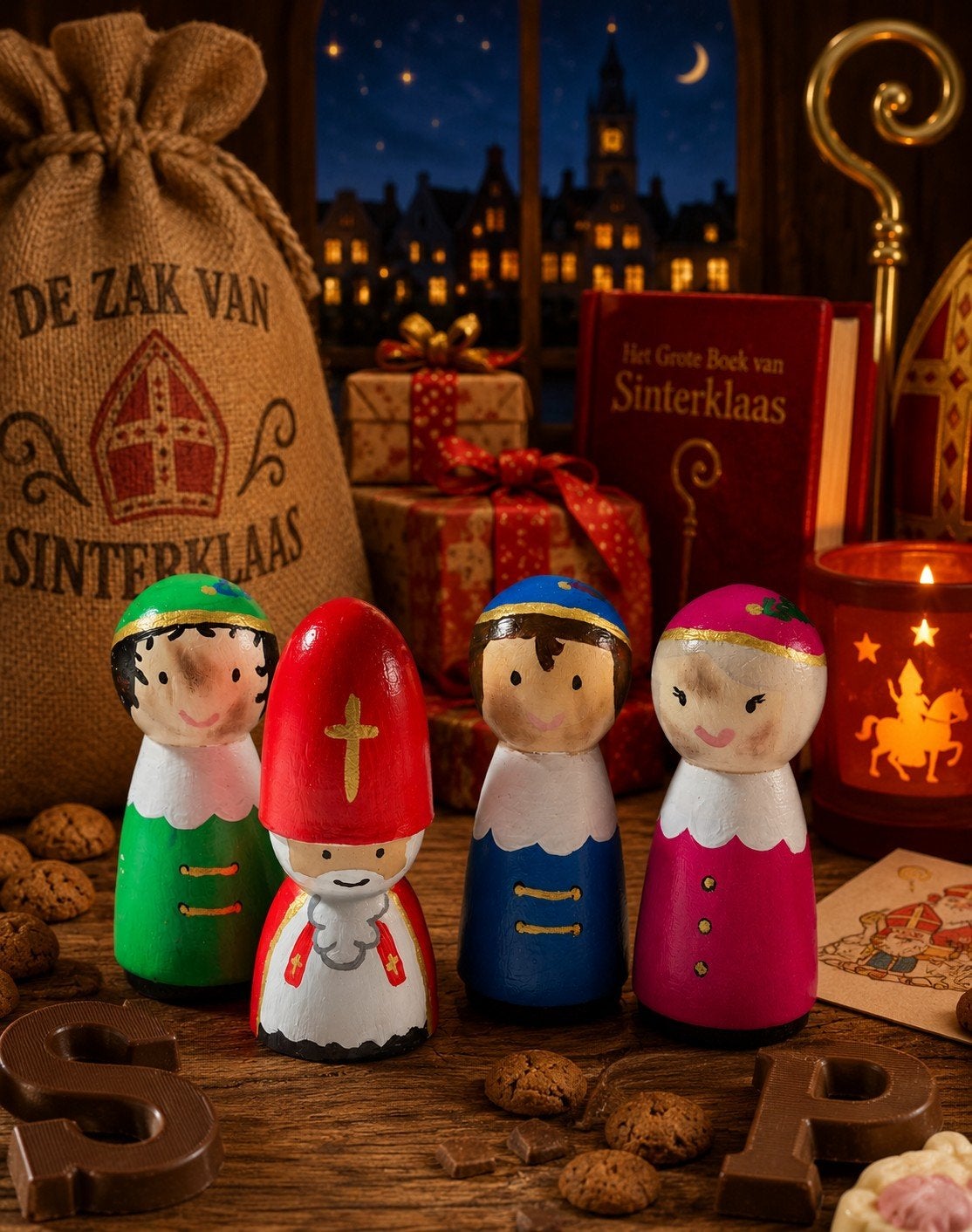 Sinterklaas en Pieten peggdolls, Ophalen of Verzenden, Nieuw
