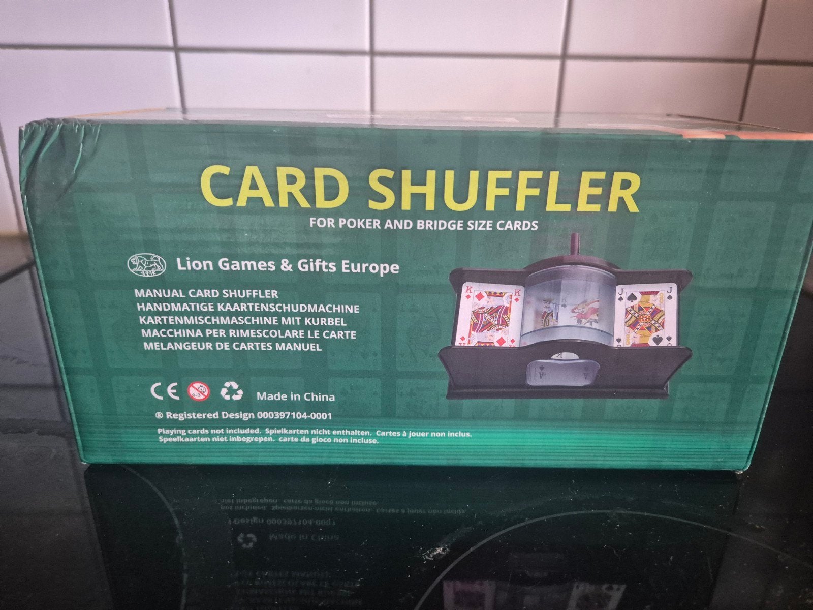 handmatige kaartschudder, Ophalen, Zo goed als nieuw