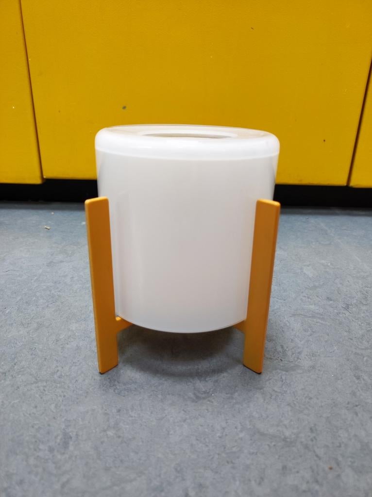 Oranje Ikea Köpglad waxinelichthouder, Ophalen of Verzenden, Overige materialen, Minder dan 25 cm