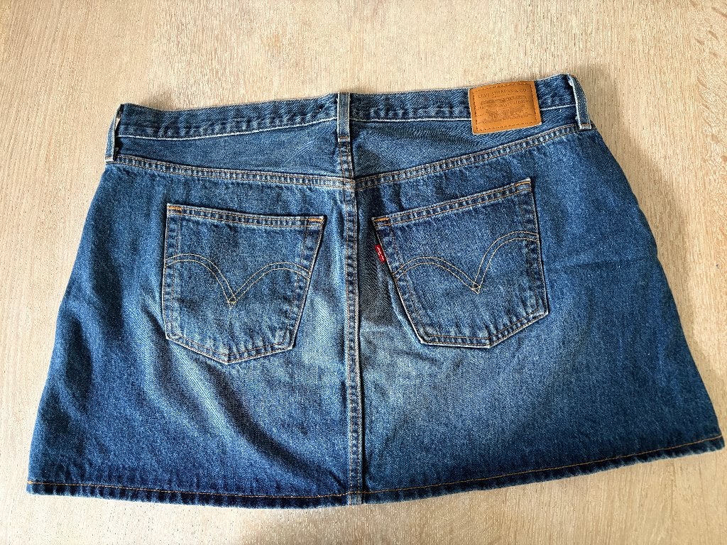 Levi's Plussize jeansrokje  mt 14 (48-50), Blauw, Rok, Ophalen of Verzenden, Zo goed als nieuw