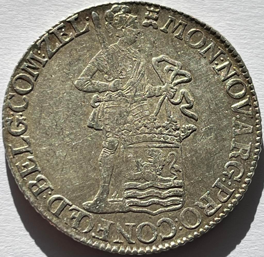 Zeeland schaarse zilveren dukaat 1774 mooi exemplaar, Postzegels en Munten, Munten | Nederland, Vóór koninkrijk, Zilver, Losse munt