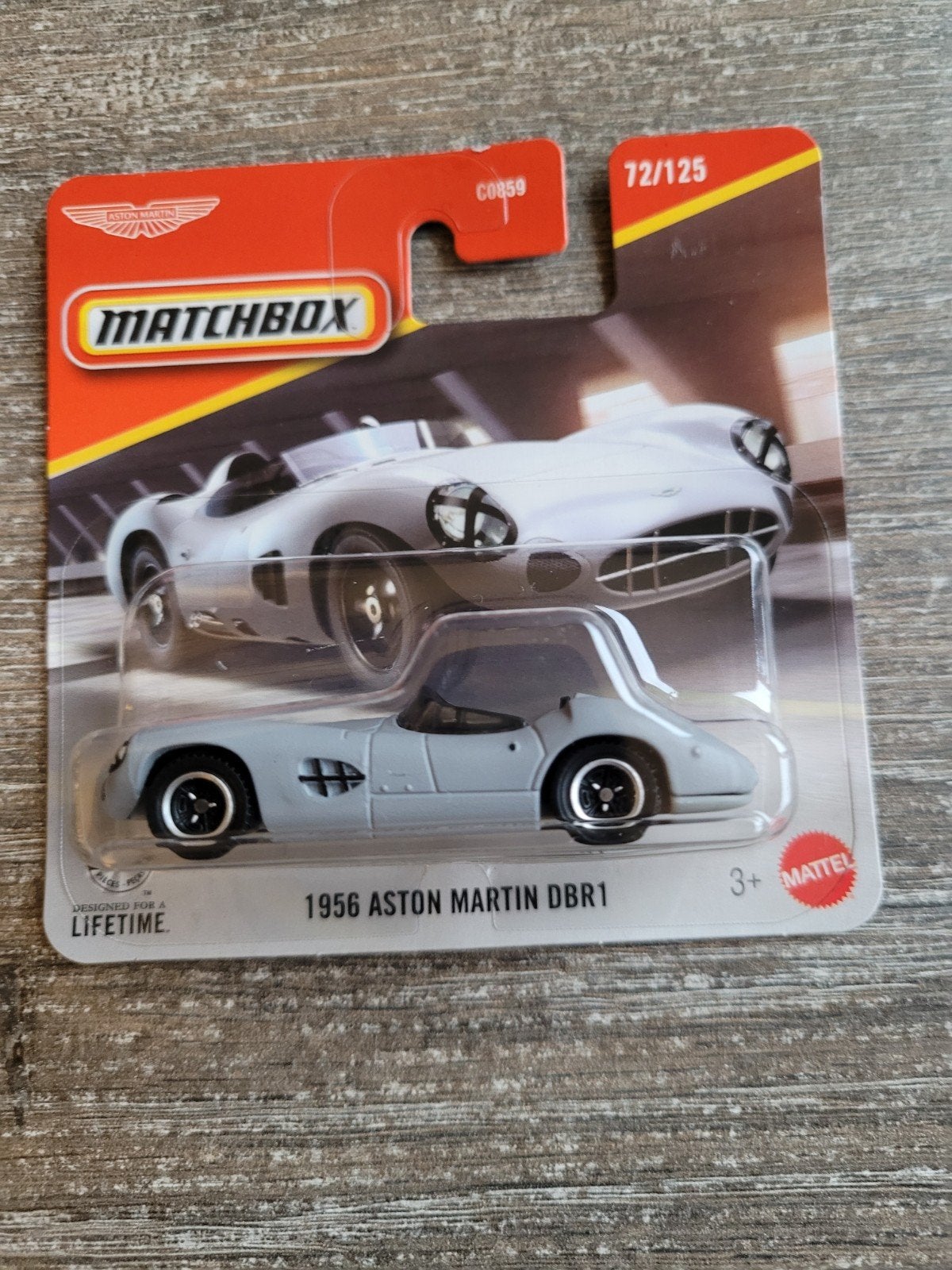 Aston martin DBR1 1956 matchbox, Ophalen of Verzenden, Nieuw, Auto