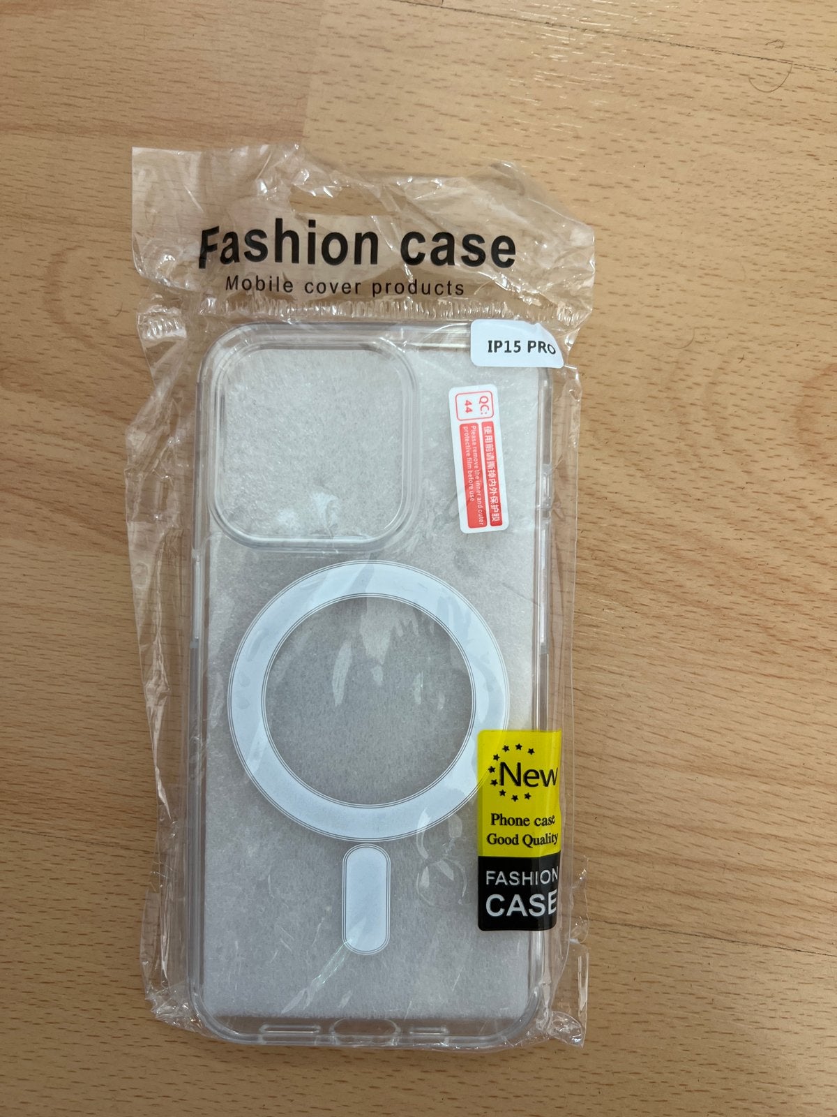 Transparant iPhone 15 Pro hoesje met MagSafe, Kunststof, Verzenden, Overige merken, Nieuw