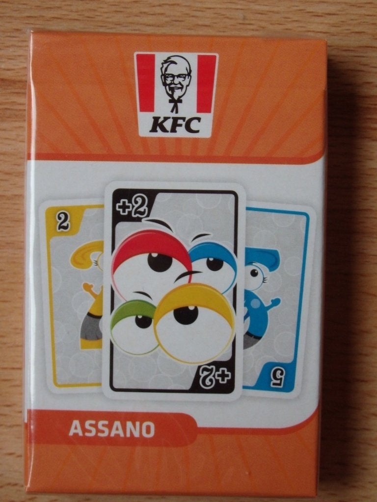 Nieuw kaartspel Assano van de KFC, Ophalen, Nieuw, Cartamundi