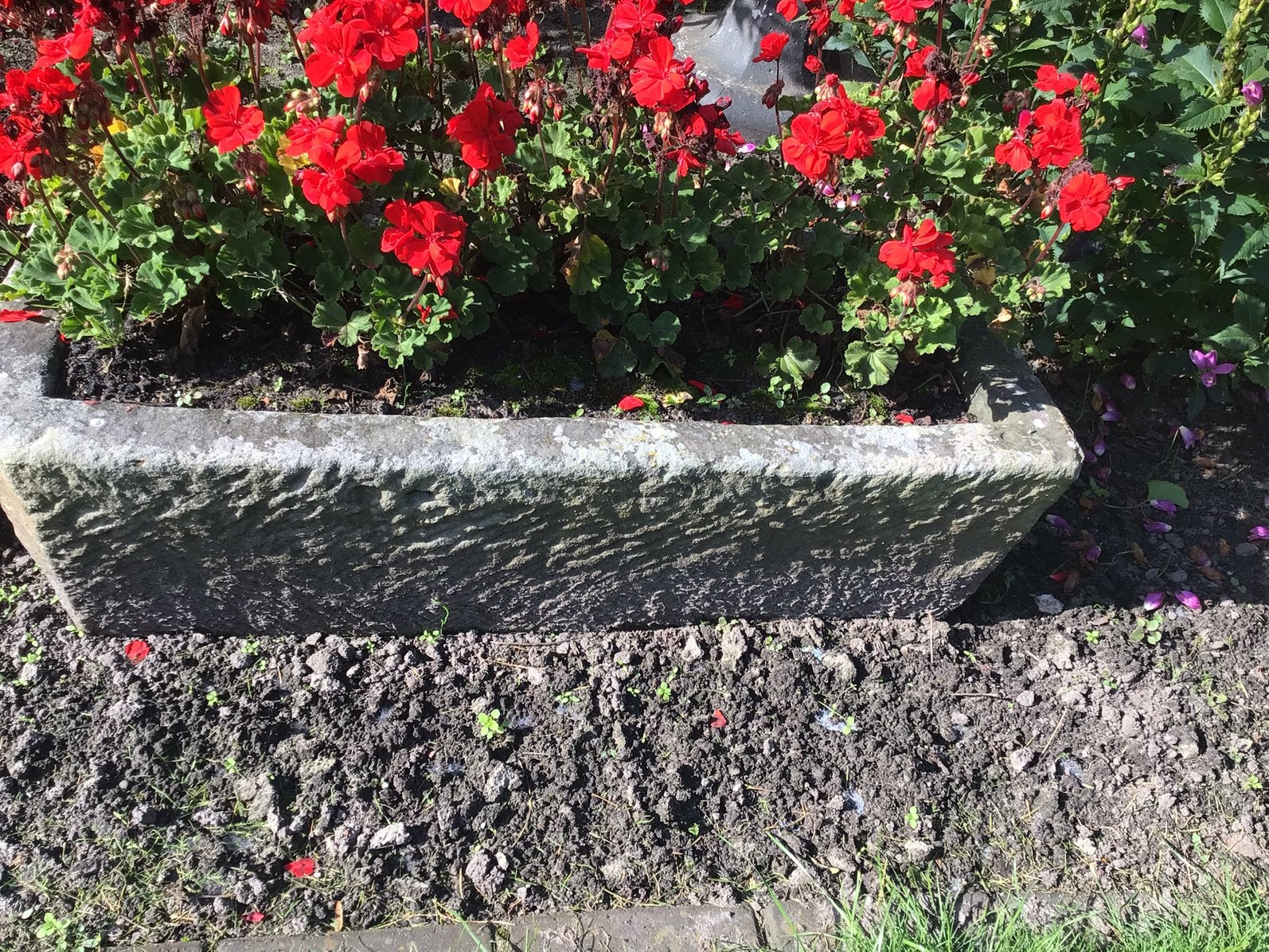 Bentheimer bloembak, Ophalen, Gebruikt, Steen, Tuin