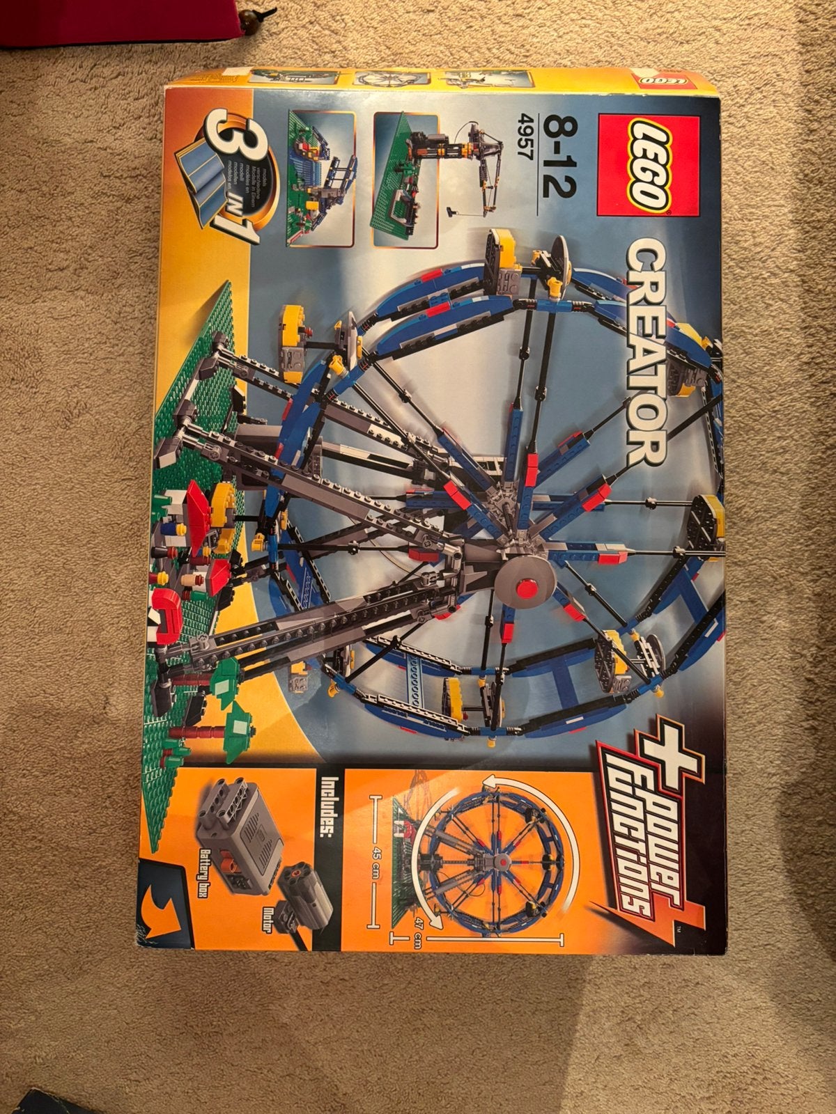 LEGO Reuzenrad/Brug/Kraan, Kinderen en Baby's, Speelgoed | Duplo en Lego, Ophalen, Gebruikt, Lego, Inclusief doos