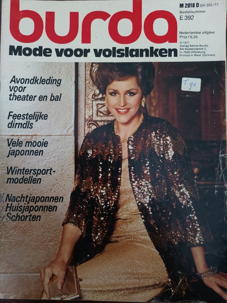 Burda mode voor volslanken vintage patronen, Ophalen of Verzenden, Zo goed als nieuw, Vrouw, Burda