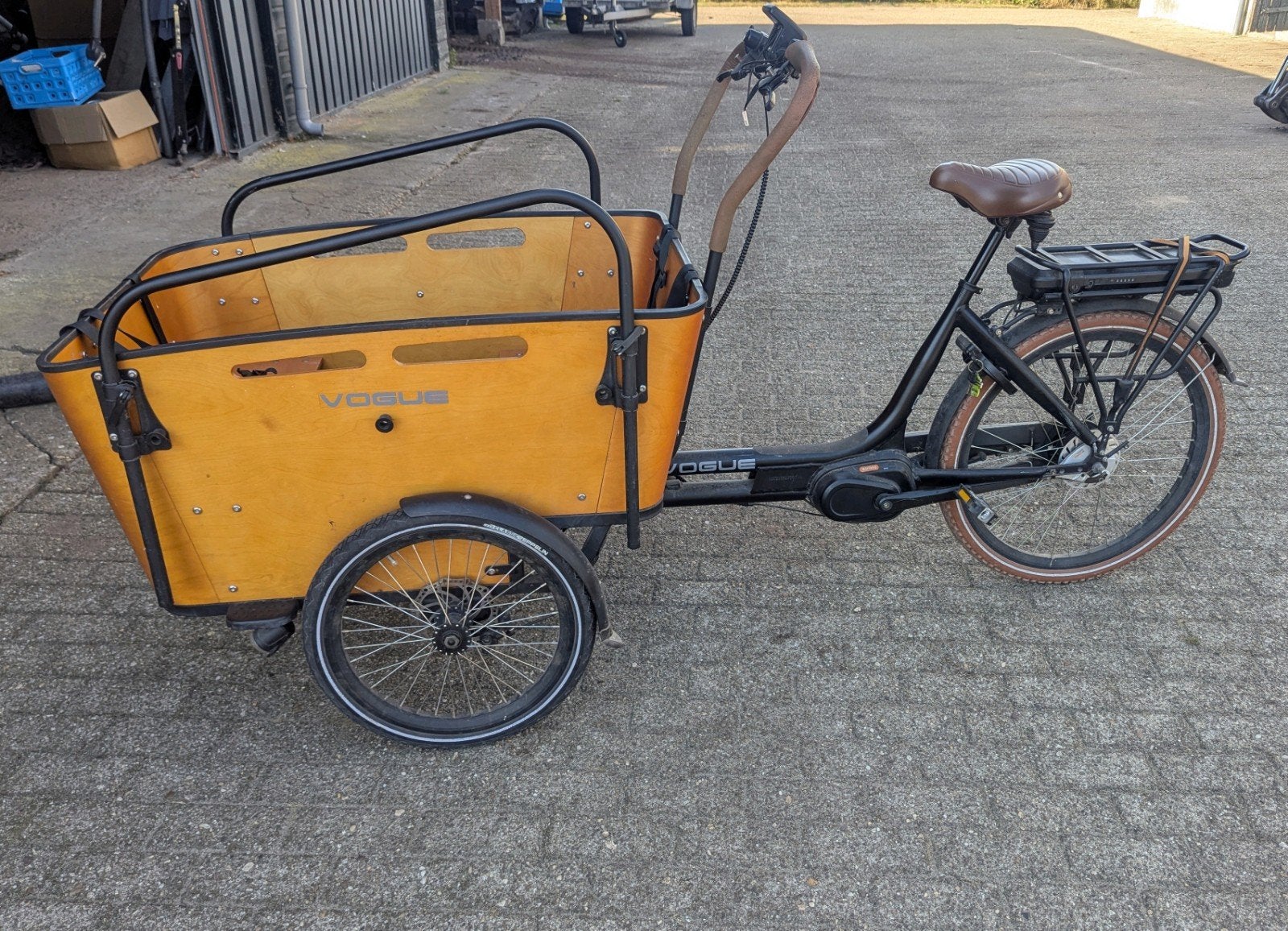 Bakfiets voque carry 3, Fietsen en Brommers, Ophalen