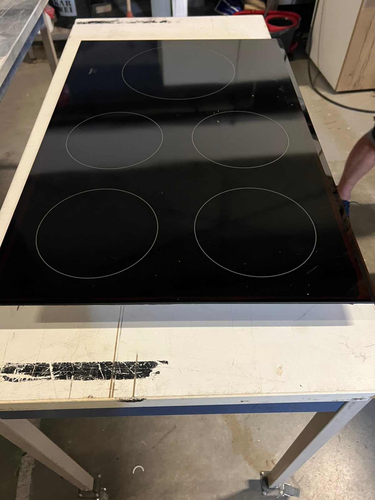 2 keer Pelgrim inductie kookplaat 80 cm breed., Ophalen, 4 kookzones, Zo goed als nieuw, Inbouw