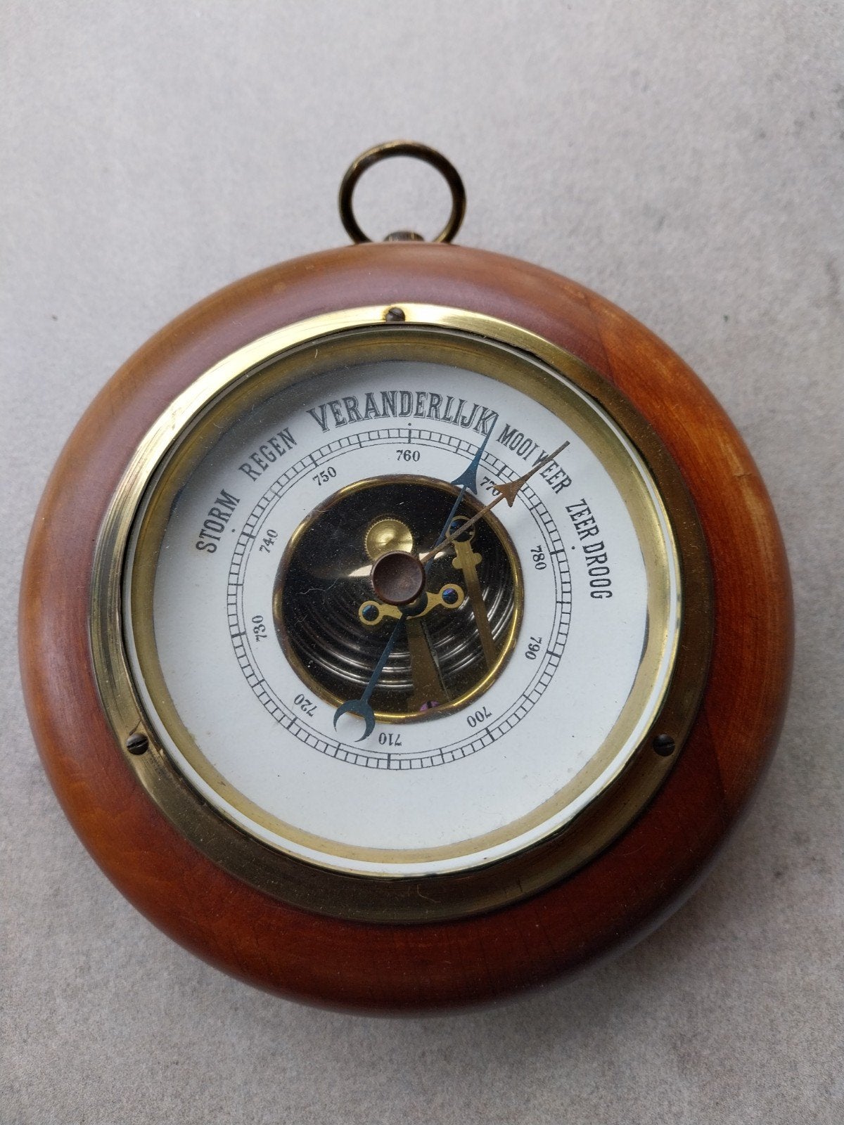 Antieke Barometer - Houten behuizing - SECO, Audio, Tv en Foto, Ophalen of Verzenden, Gebruikt, Barometer