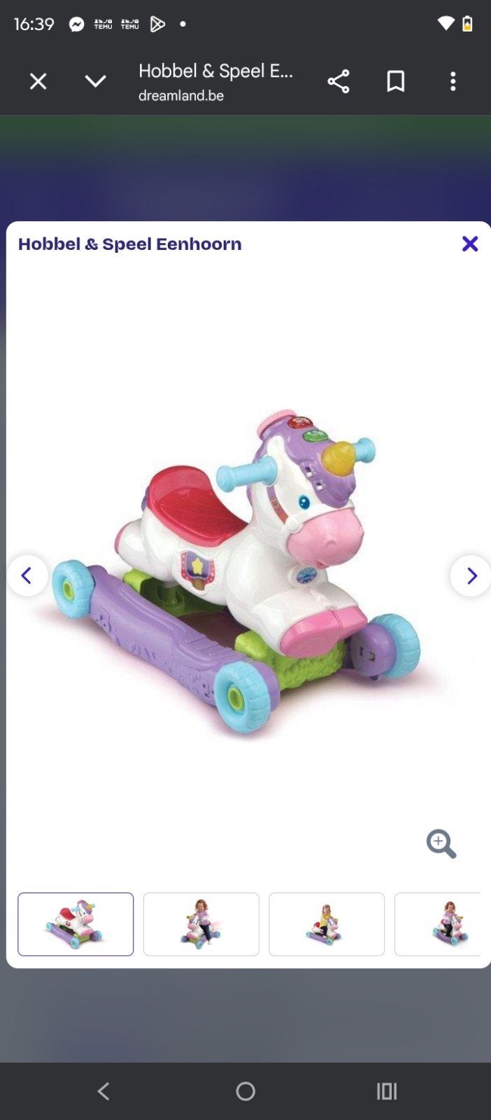 leuk hobbel paard met geluid van vtech, Ophalen, Zo goed als nieuw, Overige typen