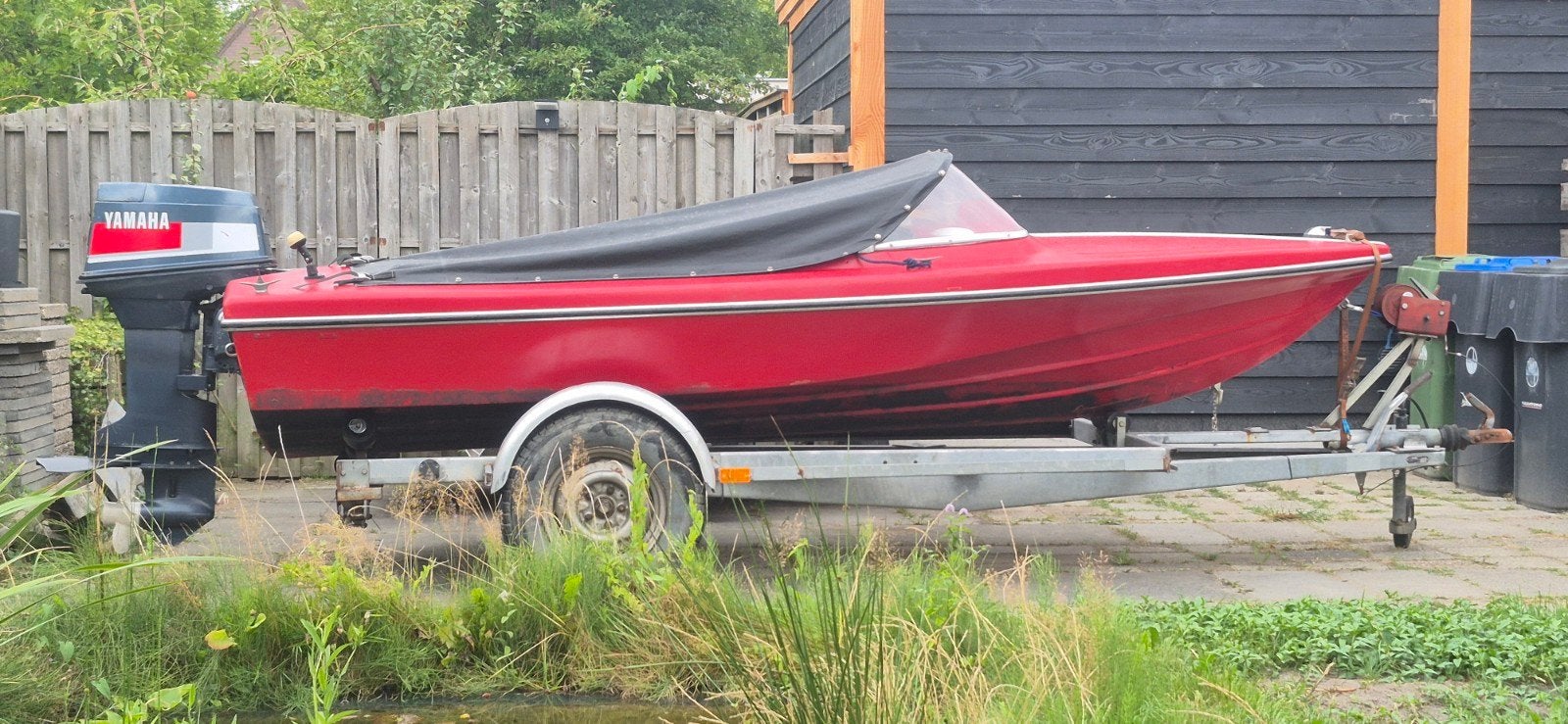 speedbootje Vega 405 yamaha 40 pk en trailer, Ophalen, Overige typen