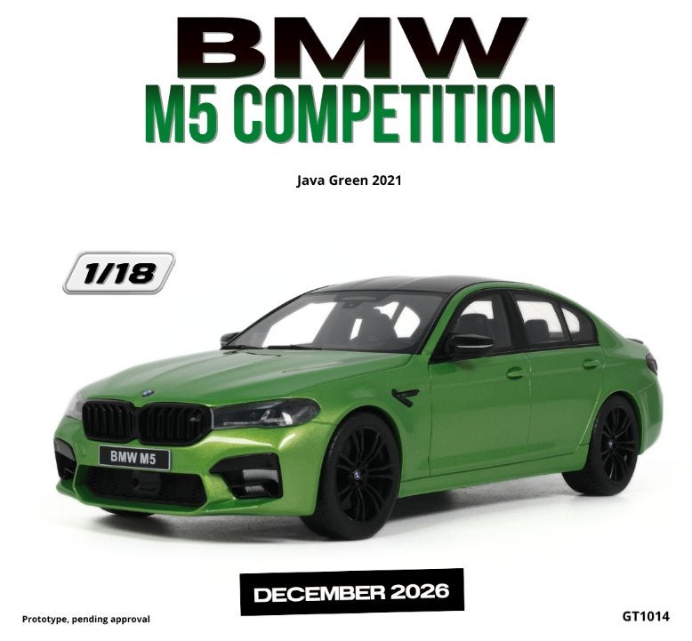 GT Spirit 1:18 BMW M5 Competition java green 2021
