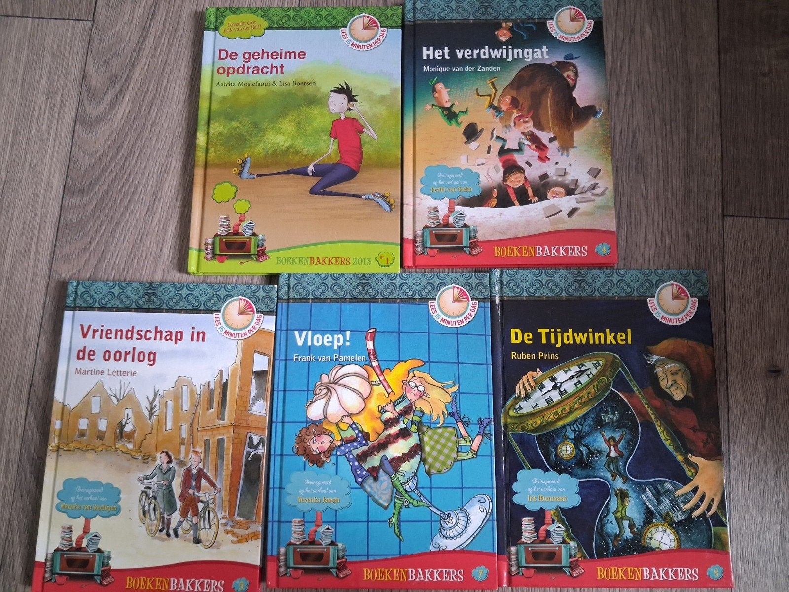 5 Boekenbakkerals serie kinderboeken, Ophalen of Verzenden, Zo goed als nieuw, Fictie algemeen