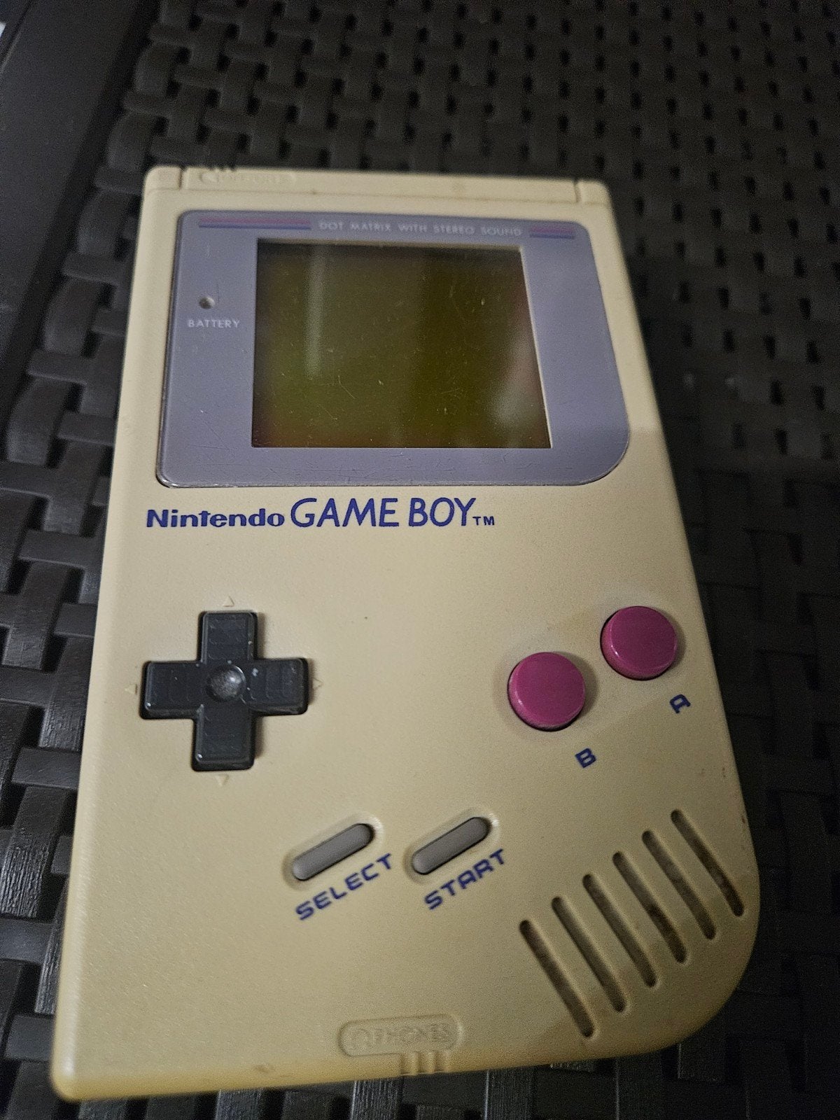 Vintage Nintendo Game Boy Classic (DMG-01), Spelcomputers en Games, Ophalen of Verzenden, Gebruikt, Game Boy Classic