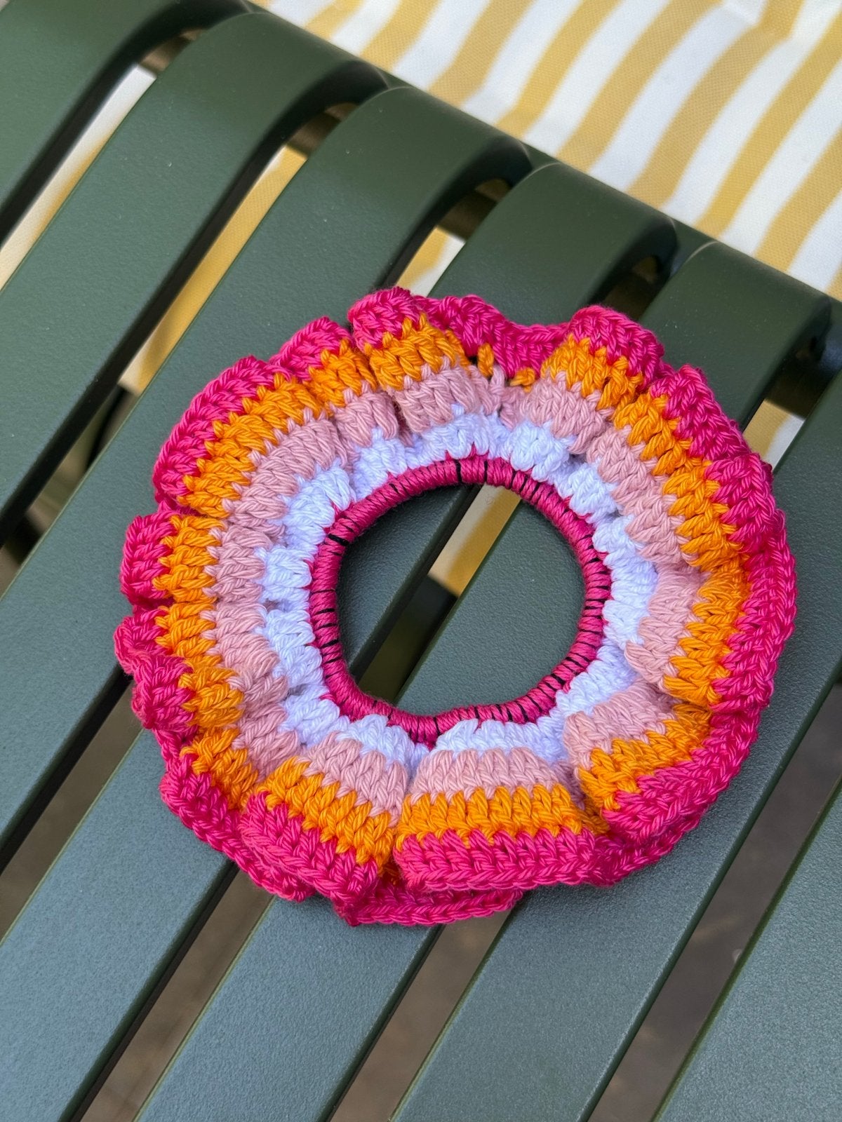 Handgemaakte gehaakte scrunchie - Marie Marie stijl, Ophalen of Verzenden, Nieuw
